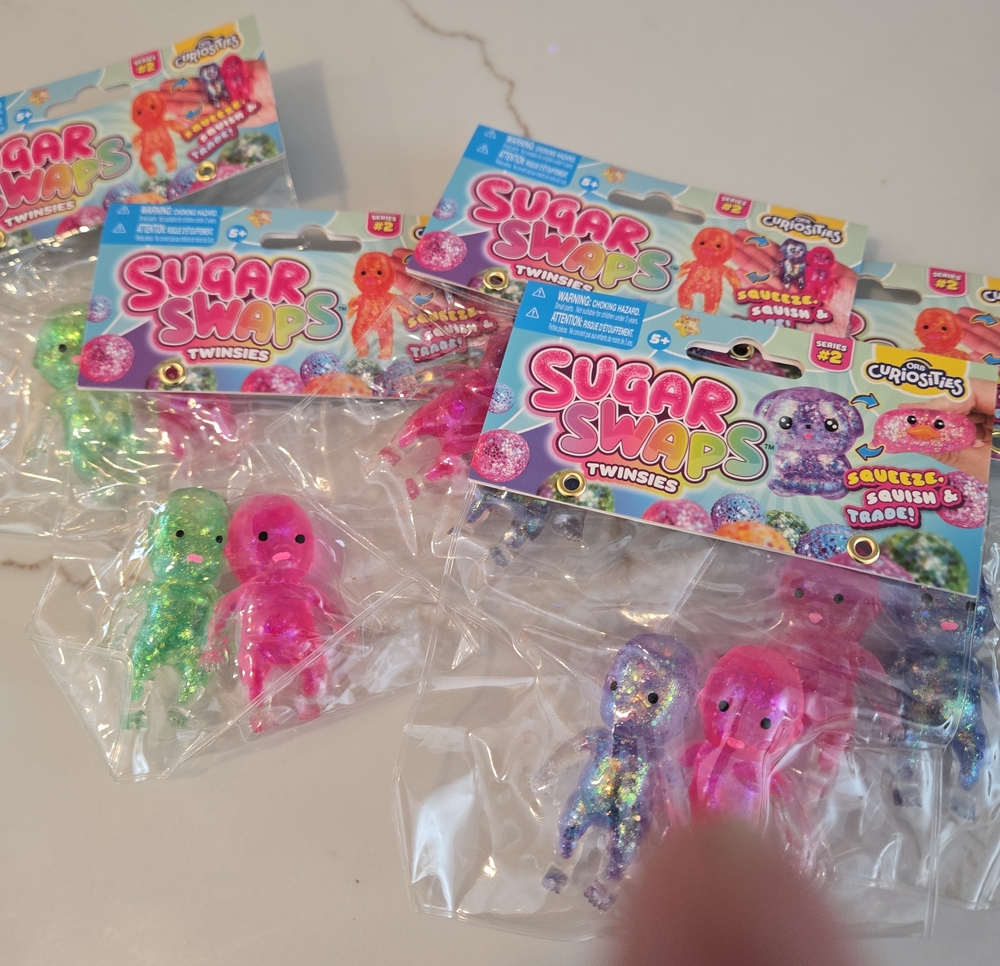 Twinsies Kids Toy - Pink & Purple Glitter Or Green And Pink Twin Pack